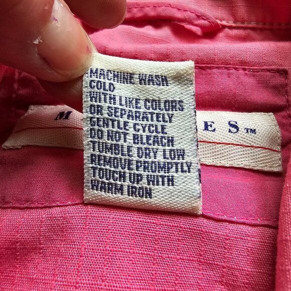 Maurices Utility Jacket Pink Womens Size Large Zip Up Pockets Sleeves Snaps - Picture 10 of 13